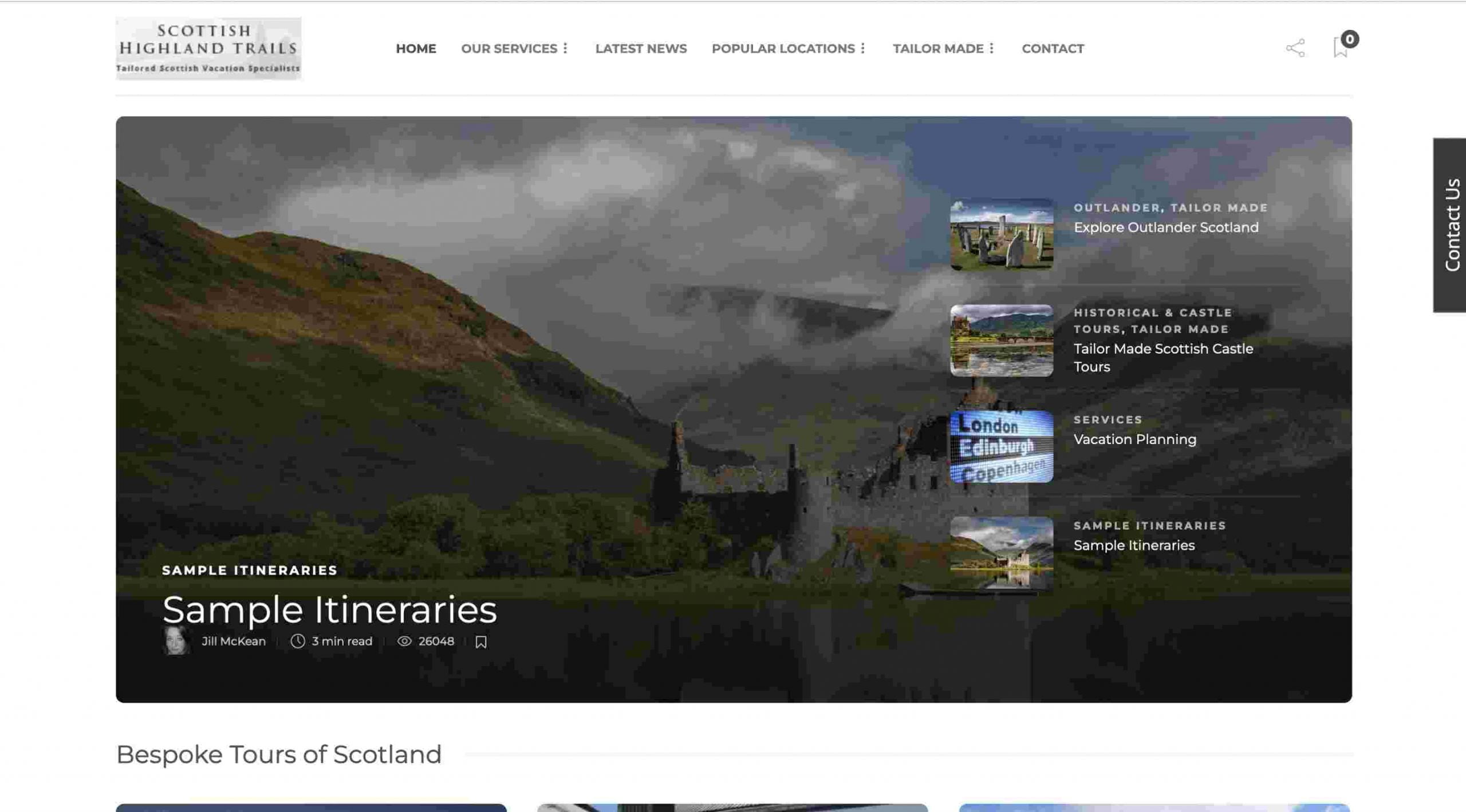 Highland Trails - Untangled Web Portfolio