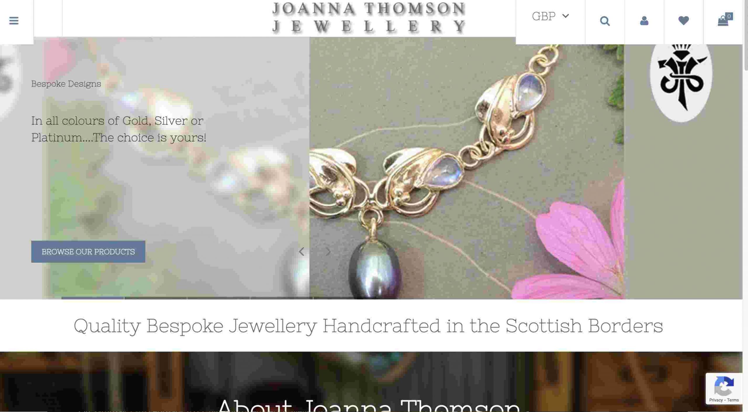 Jewellery Scotland Untangled Web Portfolio